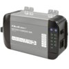 Czarna ładowarka z szarymi elementami, na której widnieje logo "Qoltec" oraz napis "BATTERY CHARGER 30A Model: 51955". Po prawej stronie znajdują się diody i przyciski z oznaczeniami: "LiFePo4", "Flooded", "Calcium", "AGM", "SLA", "GEL", oraz "POWER FLOAT ABS BULK".