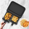 Air Fryer Frytkownica beztłuszczowa TURBOTRONIC TT-AF118 z podwójnym koszem Czarny Funkcje dodatkowe Automatyczne wyłączenie