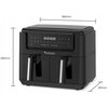 Air Fryer Frytkownica beztłuszczowa TURBOTRONIC TT-AF118 z podwójnym koszem Czarny Funkcje dodatkowe 12 automatycznych programów smażenia