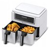 Air Fryer Frytkownica beztłuszczowa TURBOTRONIC TT-AF118 Biały z podwójnym koszem Zakres temperatury (min-max) 50 - 200 °C