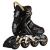 Łyżworolki NILS EXTREME Armour NA22151 (rozmiar 45) Czarno-złote Łożyska ABEC-7 Carbon