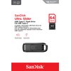 Pendrive SANDISK Ultra Slider 64GB, USB-C, Odczyt 300 Mb/s, Zapis 300 Mb/s Czarny Interfejs USB-C