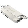Pendrive SANDISK Ultra Luxe 256GB, USB-C, Odczyt 400 Mb/s, Zapis 400 Mb/s Metal Kolor Srebrny