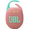 Głośnik mobilny JBL Clip 5 Różowy Odporność na zachlapanie Tak