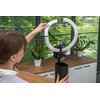 Lampa pierścieniowa do smartfona składana RGB XLINE SF800 selfie Płynna regulacja mocy Tak