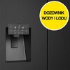 Lodówka HISENSE RQ7P522STFE MD Side by Side No Frost 178.5cm Czarna Kostkarka Wi-Fi ConnectLife My Fresh Choice Kolor / wykończenie frontu Czarny