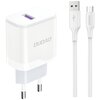 Ładowarka sieciowa DUDAO A20EU 18W Biały + Kabel USB - USB-C