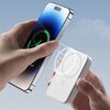 Powerbank JOYROOM JR-W020 20W 10000mAh MagSafe + kabel USB-A - USB-C 0.25m Biały Materiał wykonania Tworzywo sztuczne
