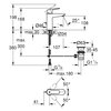 Bateria umywalkowa GROHE BauEdge M 23758000 Chrom Rodzaj baterii Jednodźwigniowa