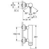 Bateria natryskowa GROHE Essence 33636001 Chrom Rodzaj baterii Jednodźwigniowa