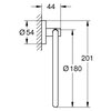 Wieszak łazienkowy GROHE Essentials 40365001 Chrom Typ Ścienny