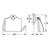 Uchwyt na papier toaletowy GROHE Essentials 40367001 Chrom Powierzchnia Błyszcząca