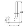 Uchwyt na papier toaletowy GROHE Essentials 40385001 Chrom Powierzchnia Błyszcząca