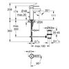 Bateria umywalkowa GROHE Essence S 23379001 Chrom Rodzaj baterii Jednodźwigniowa