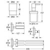 Zestaw akcesoriów toaletowych GROHE Essentials 40846001 Chrom Liczba elementów 4