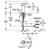 Bateria bidetowa GROHE Essence 32935001 S Chrom Rodzaj baterii Jednodźwigniowa