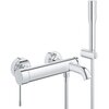 Bateria wannowa natynkowa GROHE Essence 33628001 Chrom