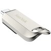 Pendrive SANDISK Ultra Luxe USB-C 64GB Metal Kolor Srebrny