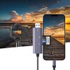 Czytnik kart TECH-PROTECT SD & Micro SD Ultraboost Llightning & USB-A Szary Interfejs Apple Lightning