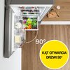 Lodówka BOSCH KGN39VXAT No Frost 203cm Czarna Zmiana kierunku otwierania drzwi Tak
