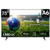 Telewizor HISENSE 75A6N 75" LED 4K VIDAA Dolby Vision HDMI 2.1 Android TV Nie