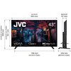 Telewizor JVC LT-43VD3300 43" LED 4K VIDAA HDMI 2.1 Smart TV Tak