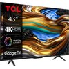 Telewizor TCL 43P755 43" LED 4K Google TV Dolby Vision Dolby Atmos HDMI 2.1