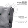 Fotelik samochodowy KINDERKRAFT I-Spark i-Size 2w1 100-150 cm (15-36 kg) Szary Regulacja wysokości zagłówka 10-stopniowa
