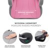 Podstawka samochodowa KINDERKRAFT I-Boost I-Size Różowy Cechy dodatkowe Podłokietniki