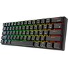 Klawiatura ROYAL KLUDGE RK61 RGB Brown Switch Czarny Interfejs 2.4 GHz