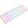 Klawiatura ROYAL KLUDGE RK61 RGB Brown Switch Biały Typ klawiatury Mechaniczna