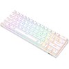 Klawiatura ROYAL KLUDGE RK61 RGB Brown Switch Biały Interfejs 2.4 GHz