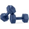 Zestaw hantli SPOKEY Monster (2 x 4 kg) Materiał PVC