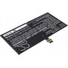 Czarny akumulator z białymi napisami, w tym logo "Cameron Sino" oraz oznaczenia techniczne, takie jak "Standard: GB 31241-2014" i "3.8V 19.19Wh 5050mAh". Widoczne są również symbole dotyczące bezpieczeństwa i użytkowania, a także złącze do podłączenia.