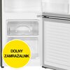 Lodówka MPM-108-KB-45 114cm Ciemny Inox Położenie zamrażarki Na dole