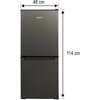 Lodówka MPM-108-KB-45 114cm Ciemny Inox Kolor / wykończenie boków Ciemny Inox