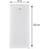 Lodówka MPM-200-CJ-29 E 122cm Biała Kolor / wykończenie frontu Biały
