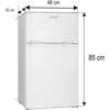 Lodówka MPM-87-CZ-13 E 85cm Biała Kolor producenta Biały