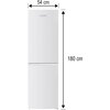 Lodówka MPM 248-FF-56 No Frost 180cm Biała Kolor producenta Biały