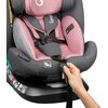 Fotelik samochodowy LIONELO Bastiaan One-i-Size 40-150 cm (0-36 kg) Grafitowo-różowy Kategoria wzrostowa 40-150 cm