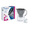 Dzbanek filtrujący BRITA Marella Szary + 3 wkłady Maxtra Pro Pure Performance Możliwość przechowywania na drzwiach w lodówce Tak