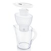 Dzbanek filtrujący BRITA Marella XL Niebieski + 7 wkładów Pure Peformance Pro Funkcje Możliwość mycia w zmywarce, Możliwość przechowywania na drzwiach w lodówce, Uchylna klapka wlewu wody, Wskaźnik zużycia wkładu