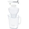 Dzbanek filtrujący BRITA Style XL Szary + 4 wkłady Maxtra Pro Pure Performance Funkcje Możliwość mycia w zmywarce, Możliwość przechowywania na drzwiach w lodówce, Uchylna klapka wlewu wody, Wskaźnik zużycia wkładu