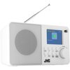 Radio JVC RA-E611W Biały Radio Cyfrowe DAB+