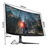 Monitor DELL Alienware AW3225QF 31.6" QD-OLED 3840x2160px 240Hz 0.03 ms [GTG] Curved Przeznaczenie Dla gracza