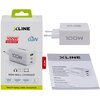 Ładowarka sieciowa XLINE WCG1003W 100W Biały Kabel w zestawie Brak