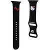 Pasek HELLO KITTY Strap Silicone do Apple Watch (42/44/45/49mm) Czarny