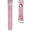 Pasek HELLO KITTY Strap Kitty Head do Apple Watch 4/5/6/7/8/9/SE/SE 2/SE 2022 (38/40/41mm) Różowy