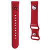 Pasek HELLO KITTY Silicone Kitty Head (46mm) Czerwony
