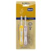 Szczoteczka do zębów CHICCO 6-36 m (2 sztuki) Żółty i fioletowy
